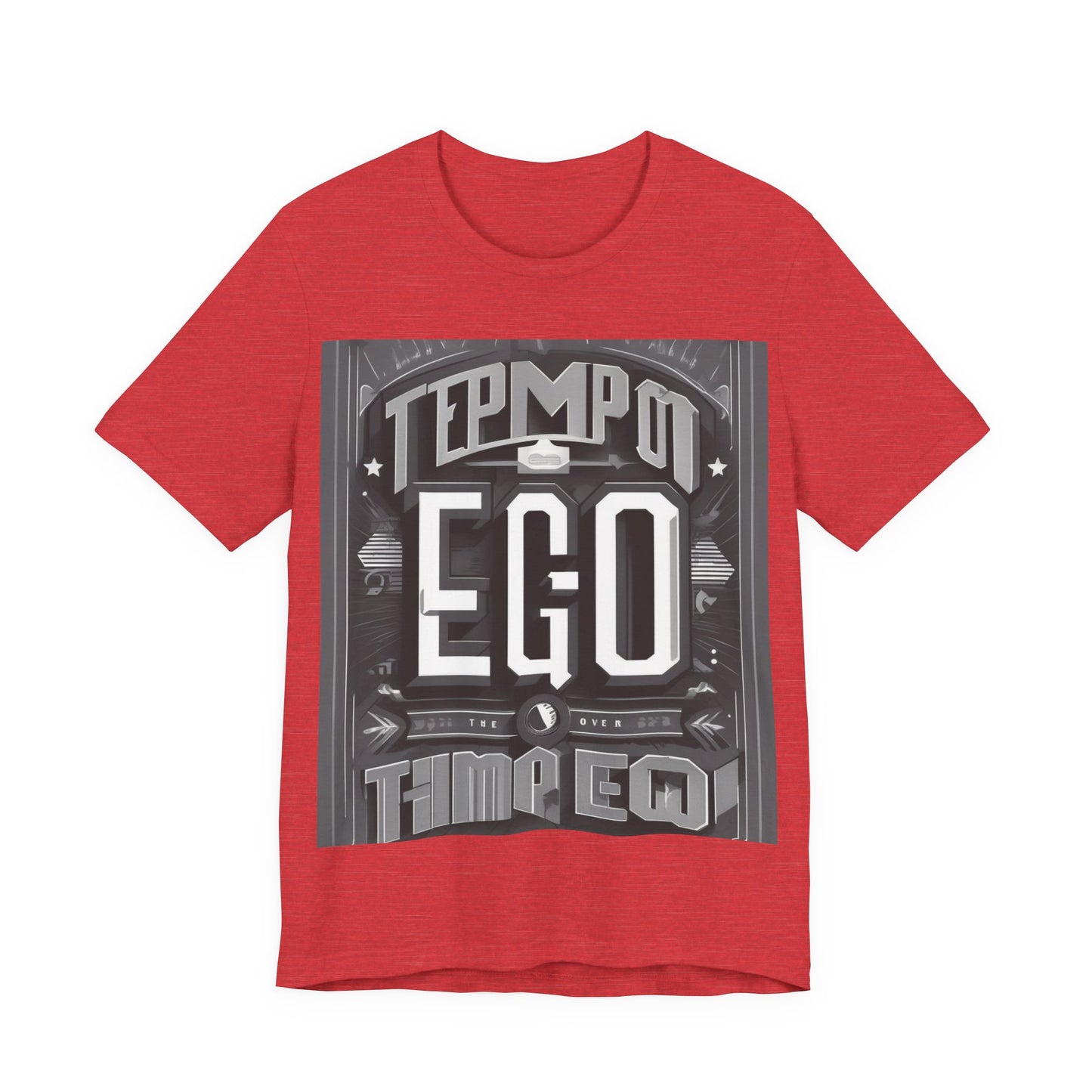 boostlete-mile-by-mile-type-tempo-over-ego-banner-modern-0093 — Unisex Jersey Short Sleeve (B+C 3001)