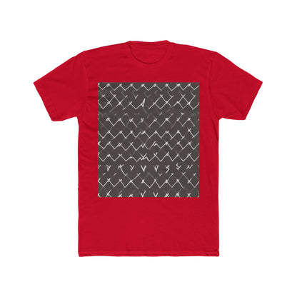 boostlete-am-crew-pattern-ekg-bold-0047 — Unisex Cotton Crew Tee (NL 3600)