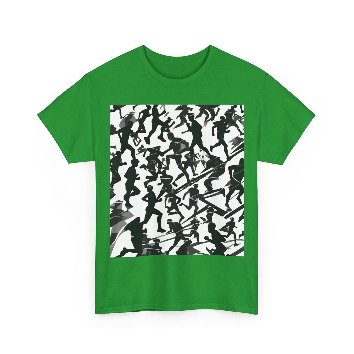 boostlete-field-day-scene-marathoner-motion-paper-0156 — Unisex Heavy Cotton Tee (Gildan 5000)