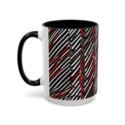 boostlete-field-day-pattern-diagonal-paper-0287 — Accent Mug 11oz/15oz