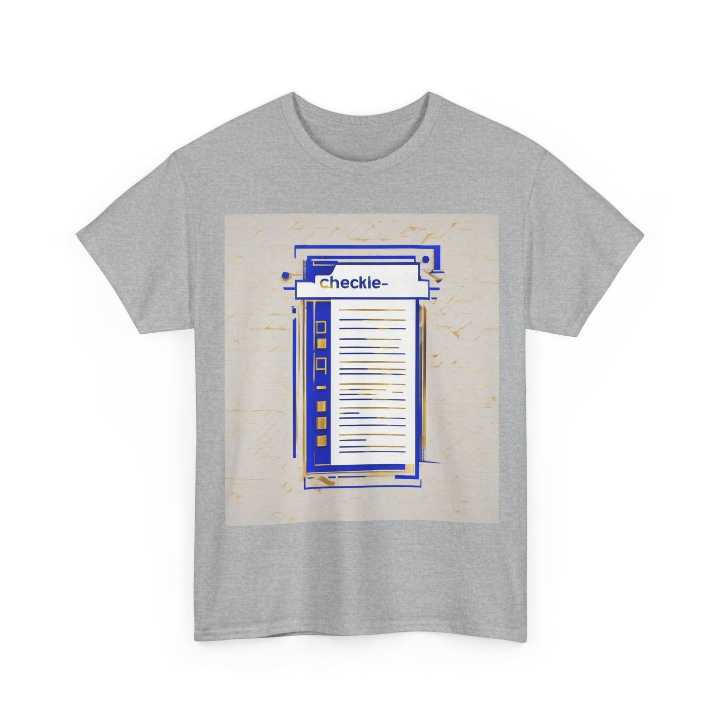 boostlete-am-crew-icon-checklist-glitch-badge-0018 — Unisex Heavy Cotton Tee (Gildan 5000)