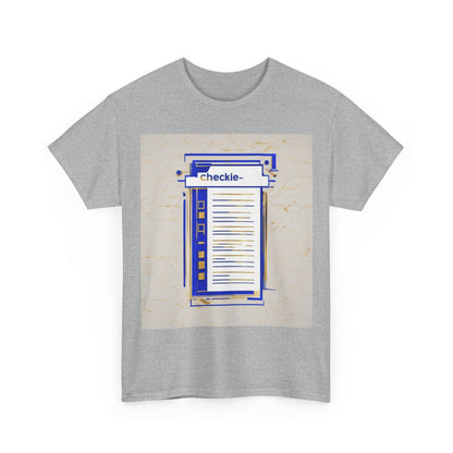 boostlete-am-crew-icon-checklist-glitch-badge-0018 — Unisex Heavy Cotton Tee (Gildan 5000)