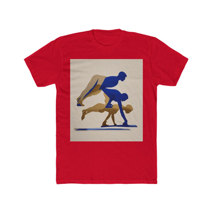 boostlete-mile-by-mile-scene-push-up-duotone-paper-0040 — Unisex Cotton Crew Tee (NL 3600)