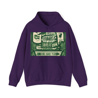 boostlete-am-crew-type-charge-ahead-banner-paper-0965 — Unisex Heavy Blend Hoodie (G18500)
