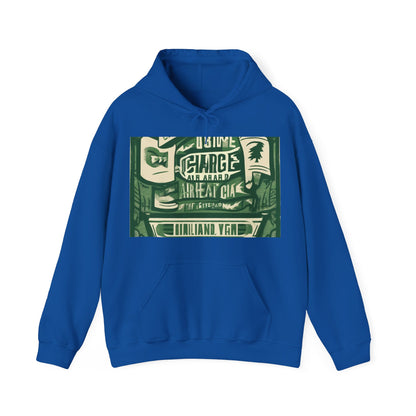 boostlete-am-crew-type-charge-ahead-banner-paper-0965 — Unisex Heavy Blend Hoodie (G18500)