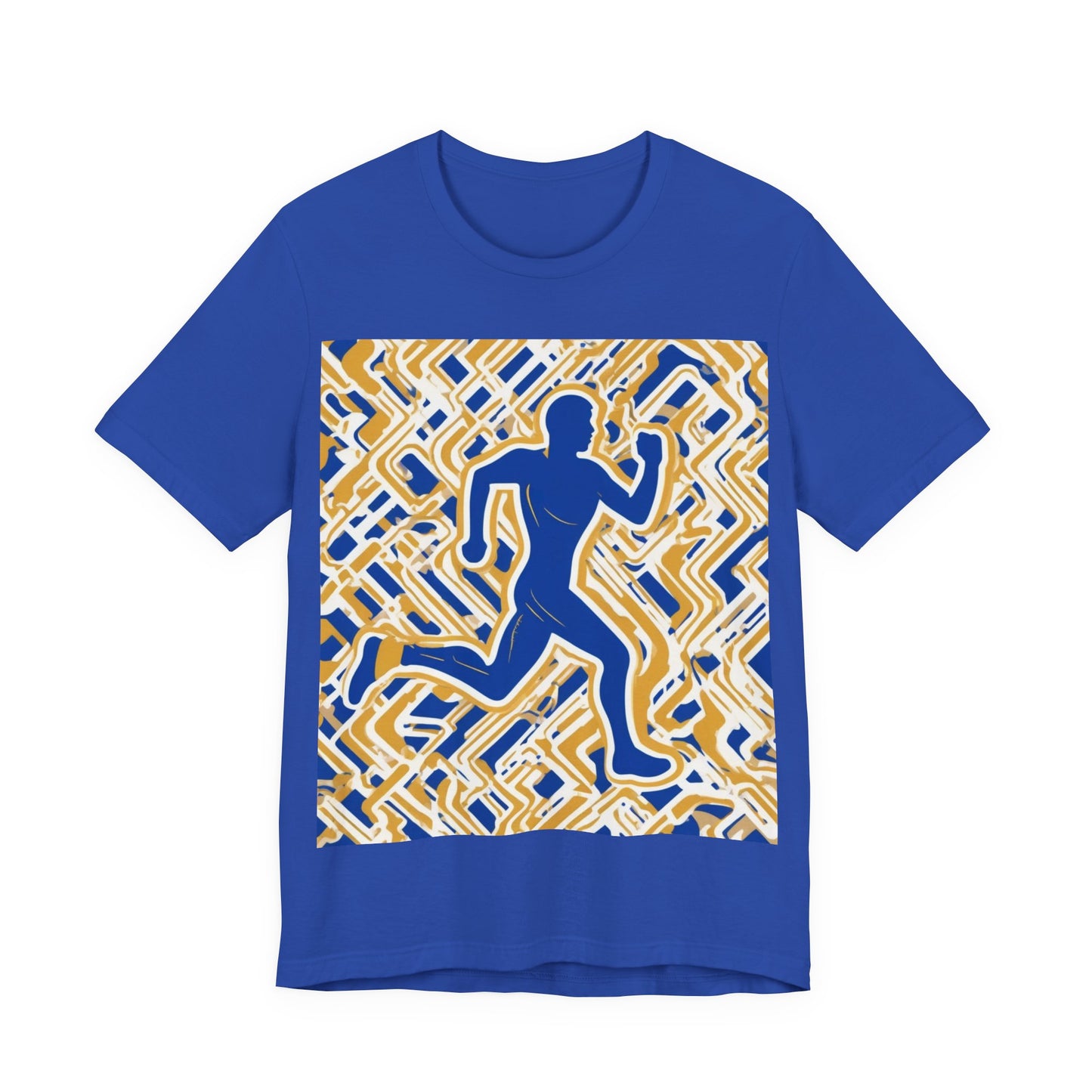 boostlete-pr-season-icon-runner-outline-industrial-0170 — Unisex Jersey Short Sleeve (B+C 3001)