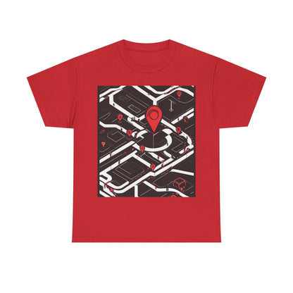 boostlete-am-crew-icon-map-matte-isometric-0094 — Unisex Heavy Cotton Tee (Gildan 5000)