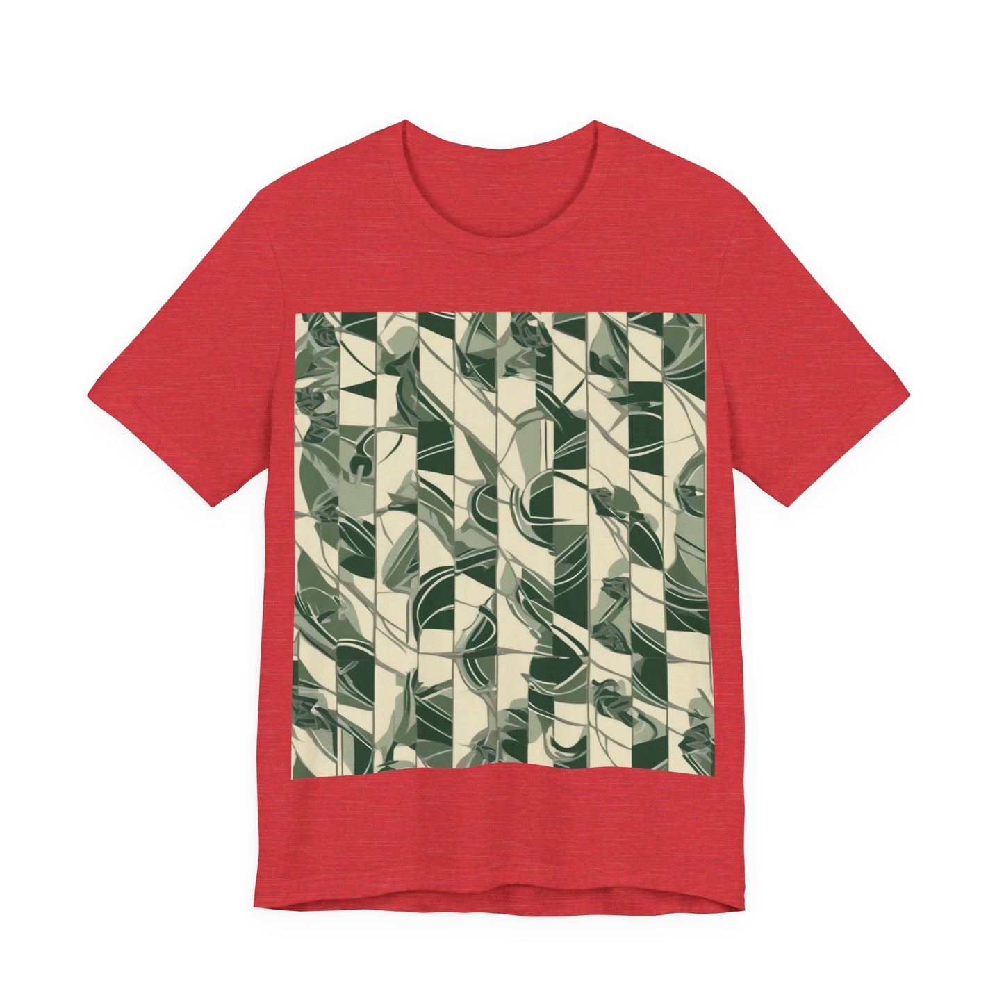 boostlete-mile-by-mile-pattern-stair-steps-athletic-0143 — Unisex Jersey Short Sleeve (B+C 3001)