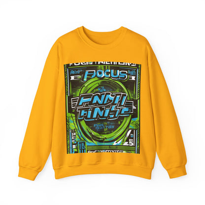 boostlete-iron-intent-type-focus-finish-big-retro-0177 — Unisex Heavy Blend Crewneck Sweatshirt (Gildan)