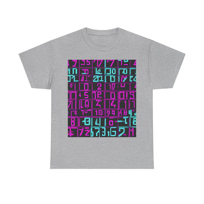 boostlete-iron-intent-pattern-plate-number-retro-0227 — Unisex Heavy Cotton Tee (Gildan 5000)