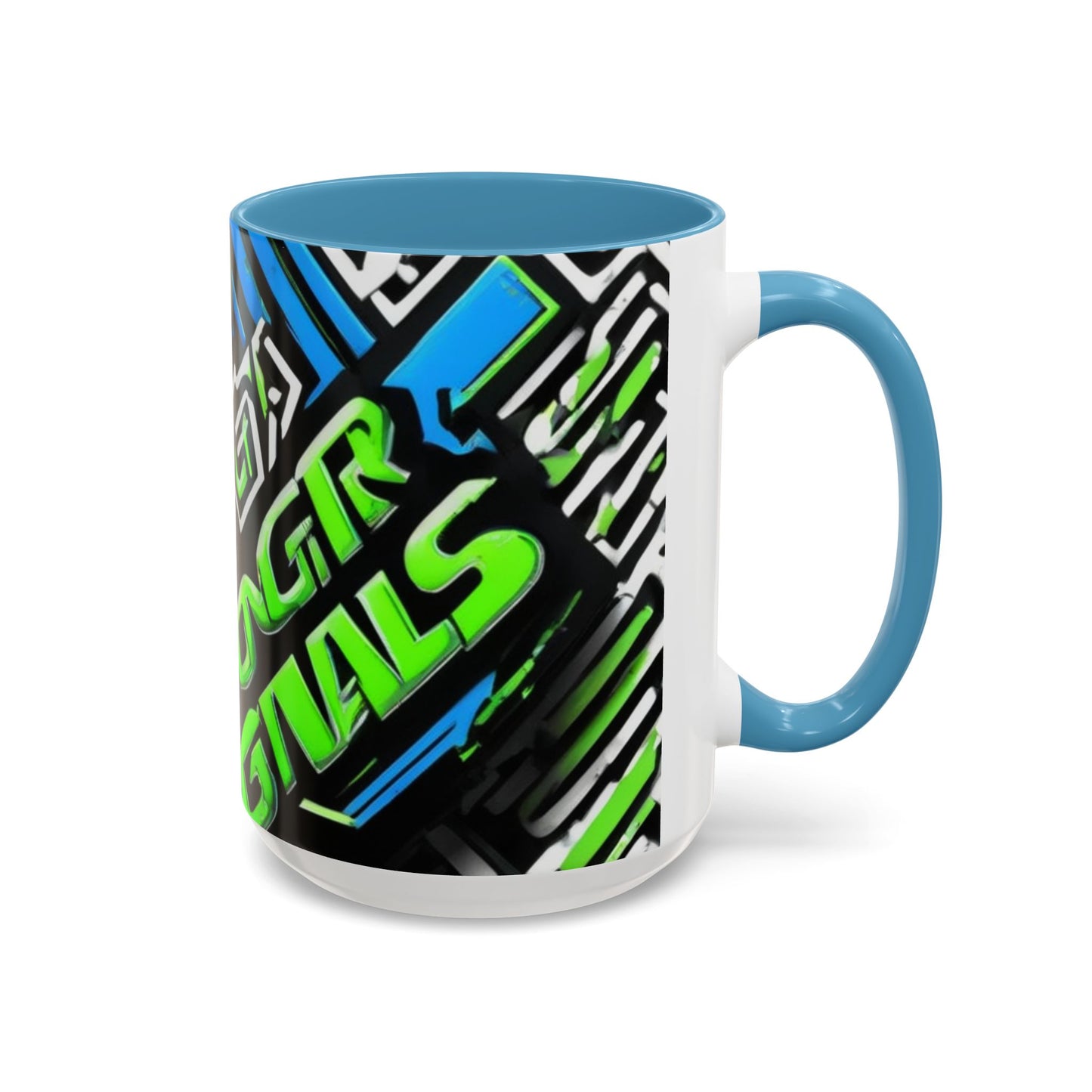 boostlete-am-crew-type-stronger-signals-diagonal-badge-1077 — Accent Mug 11/15oz
