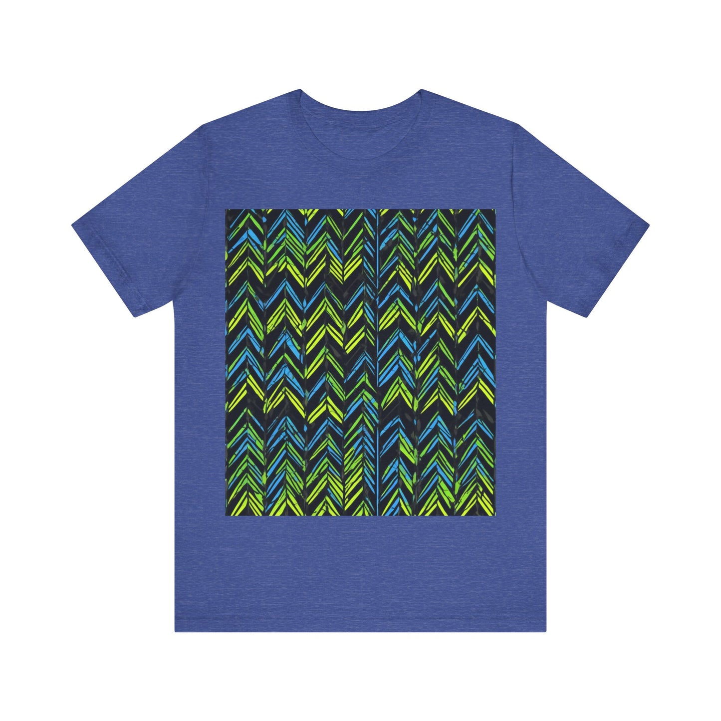 boostlete-mile-by-mile-pattern-chevron-monoline-0051 — Unisex Jersey Short Sleeve (B+C 3001)