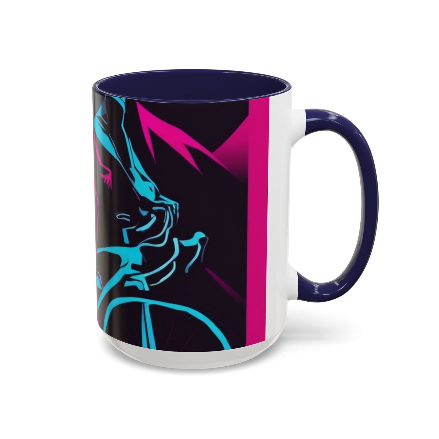 boostlete-rise-grind-scene-cyclist-outline-vector-0868 — Accent Mug 11/15oz