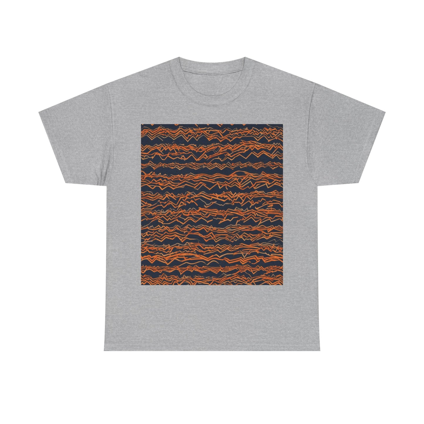 boostlete-field-day-pattern-ekg-bold-0135 — Unisex Heavy Cotton Tee (Gildan 5000)