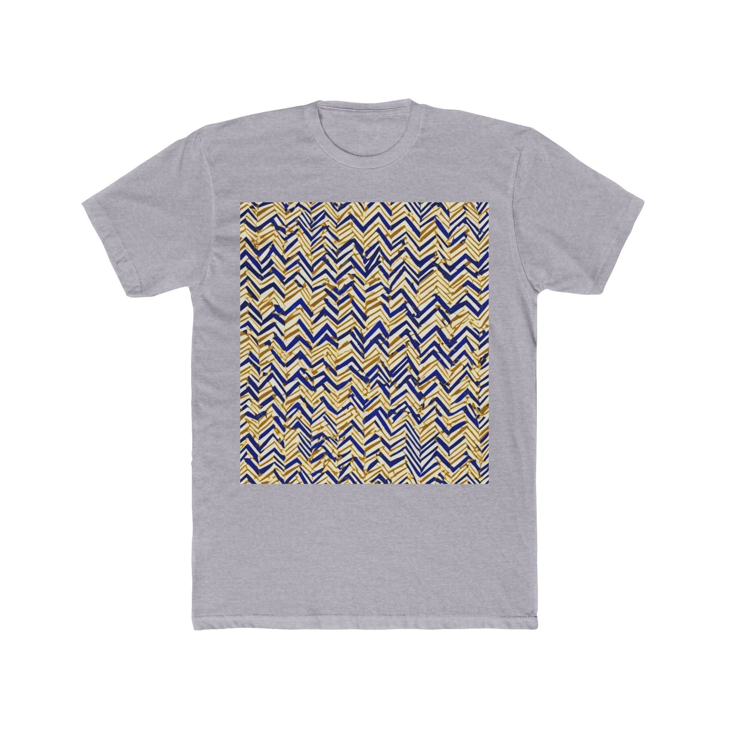 boostlete-boost-mode-pattern-ekg-line-art-0091 — Unisex Cotton Crew Tee (NL 3600)