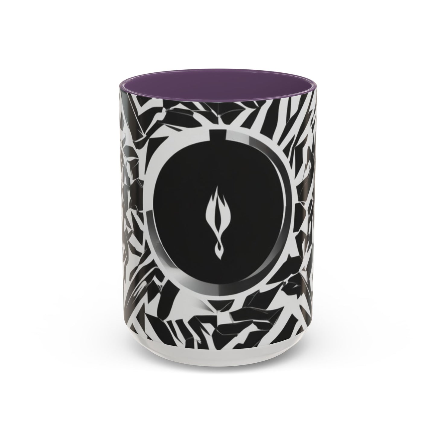 boostlete-am-crew-icon-flame-matte-geometric-0286 — Accent Mug 11oz/15oz