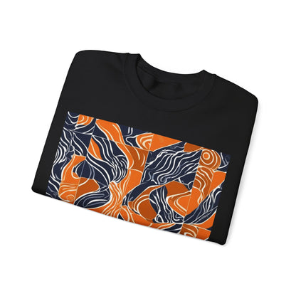 boostlete-rise-grind-pattern-sprint-vector-0207 — Unisex Heavy Blend Crewneck Sweatshirt (Gildan)