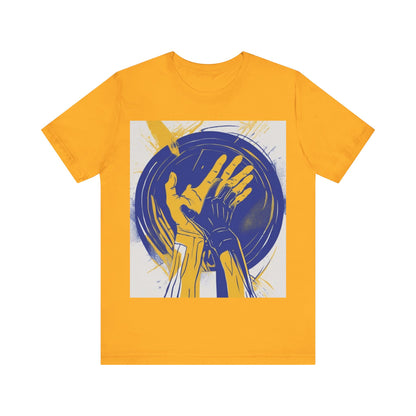 boostlete-am-crew-scene-athlete-neon-vector-0304 — Unisex Jersey Short Sleeve (B+C 3001)