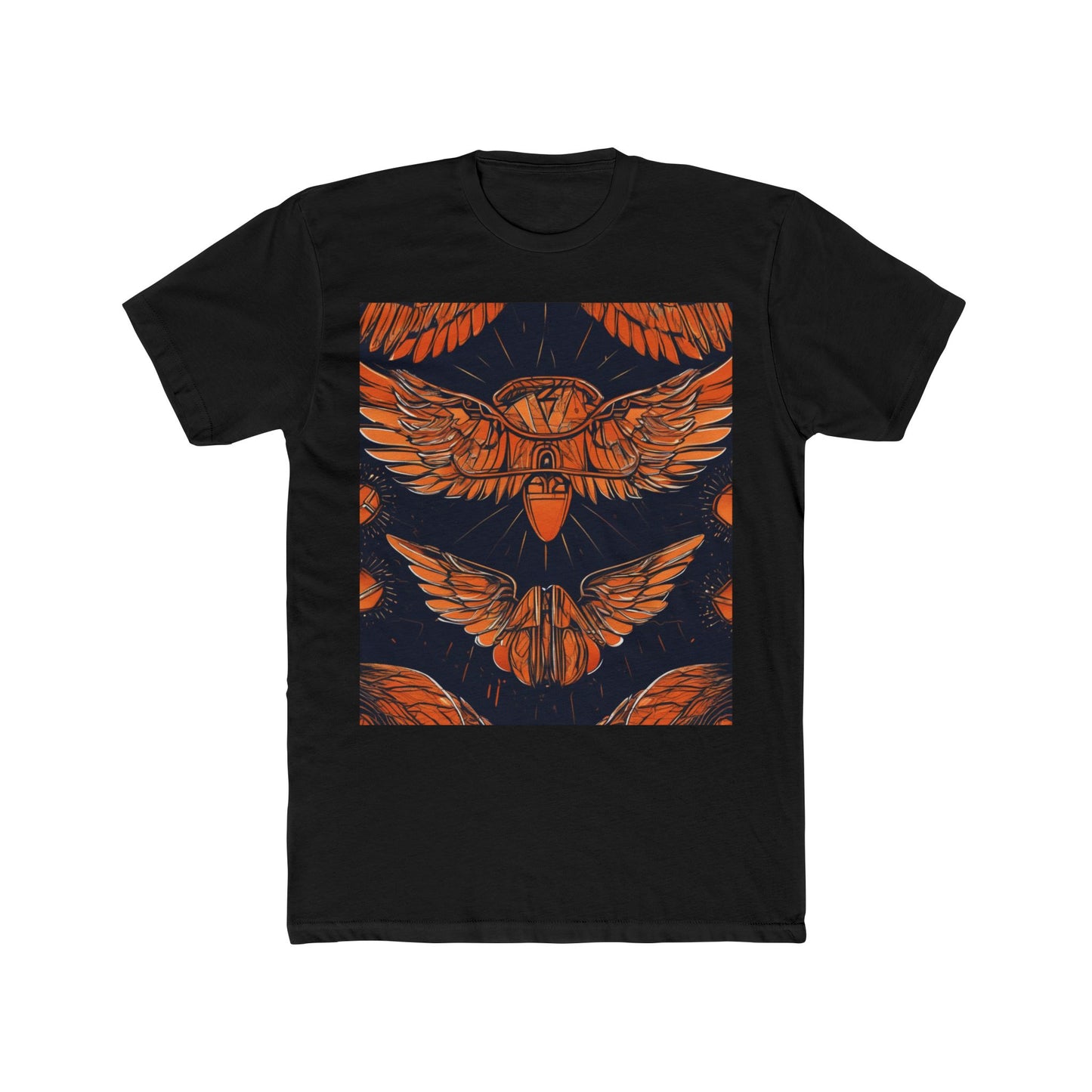boostlete-field-day-icon-wings-soft-geometric-0298 — Unisex Cotton Crew Tee (NL 3600)