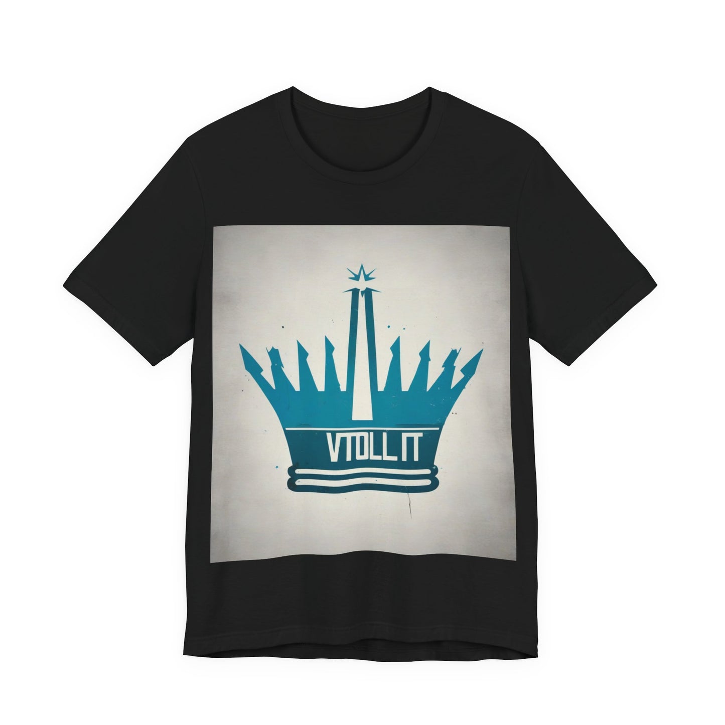 boostlete-am-crew-icon-crown-matte-industrial-0058 — Unisex Jersey Short Sleeve (B+C 3001)