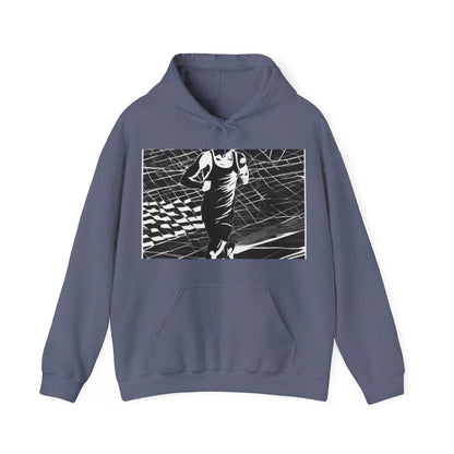 boostlete-headspace-scene-marathoner-speed-geometric-0816 — Unisex Heavy Blend Hoodie (G18500)
