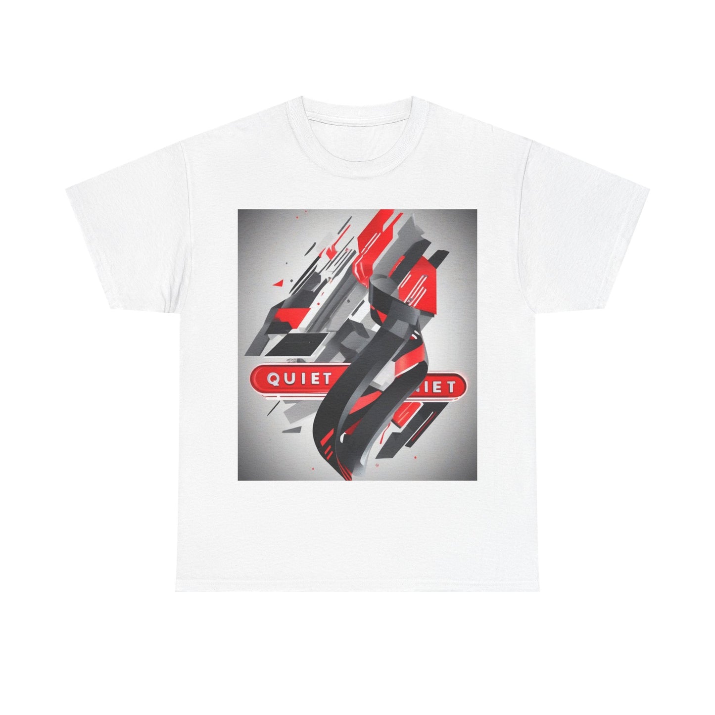 boostlete-field-day-type-power-in-quiet-banner-modern-0085 — Unisex Heavy Cotton Tee (Gildan 5000)