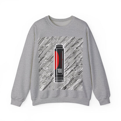 boostlete-rise-grind-icon-battery-motion-badge-0266 — Unisex Heavy Blend Crewneck Sweatshirt (Gildan)