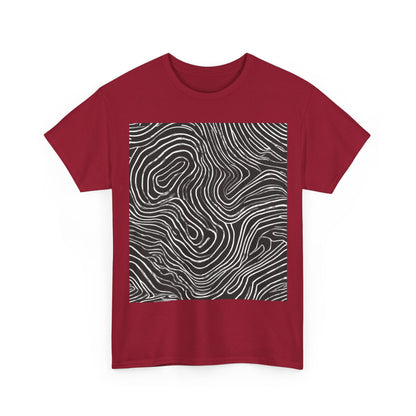 boostlete-field-day-pattern-topographic-badge-0307 — Unisex Heavy Cotton Tee (Gildan 5000)