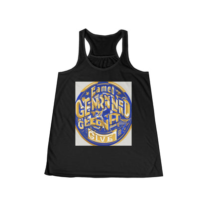 boostlete-pr-season-type-earned-not-given-badge-isometric-0105 — Women's Flowy Racerback Tank (B+C 8800)