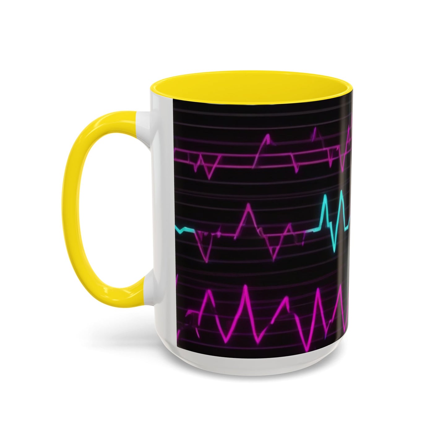 boostlete-boost-mode-pattern-ekg-modern-0111 — Accent Mug 11oz/15oz