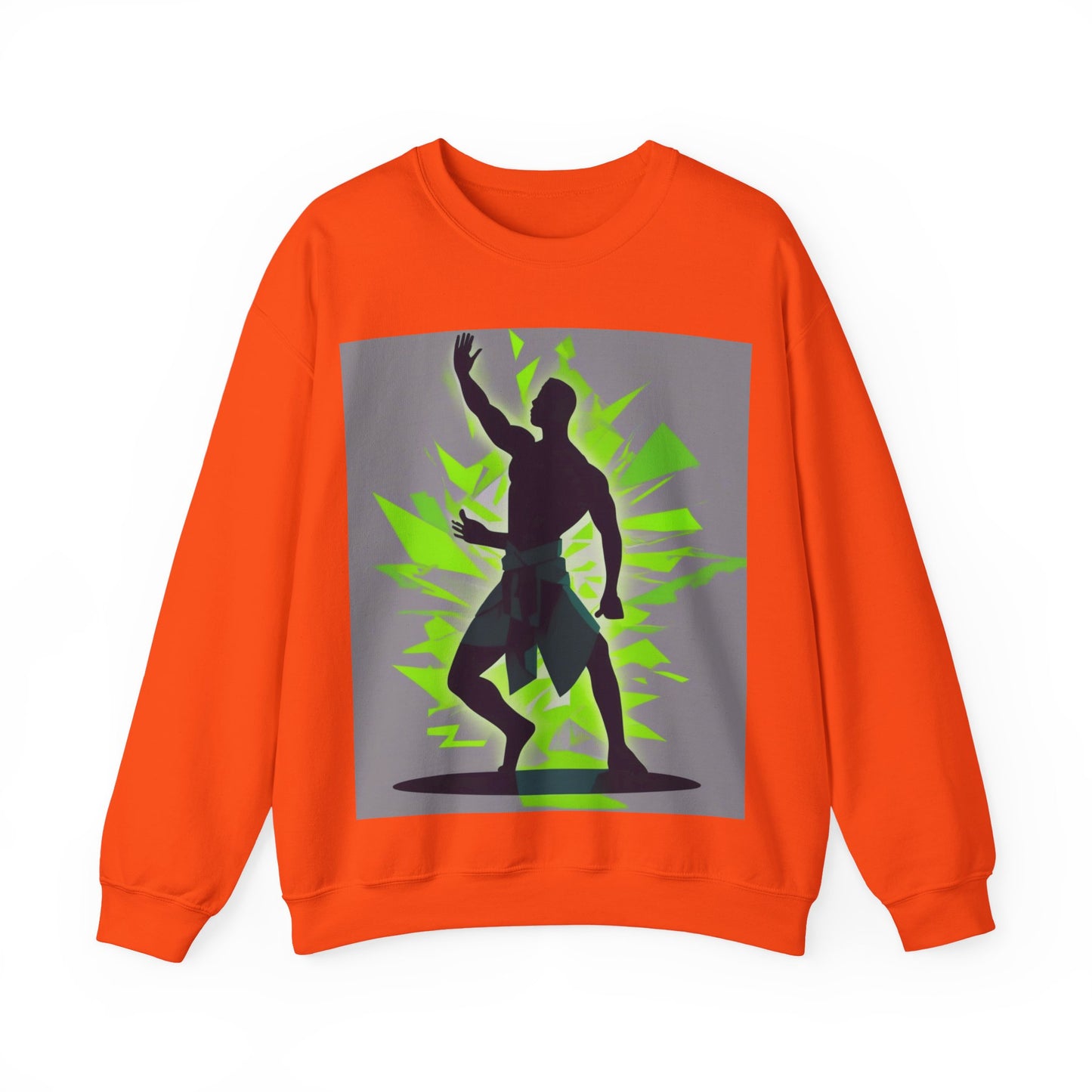 boostlete-mile-by-mile-scene-yogi-offset-isometric-0972 — Unisex Heavy Blend Crewneck (G18000)