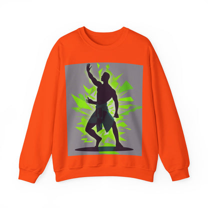 boostlete-mile-by-mile-scene-yogi-offset-isometric-0972 — Unisex Heavy Blend Crewneck (G18000)