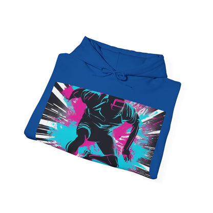 boostlete-recovery-progress-scene-sprinter-chalk-bold-0220 — Unisex Heavy Blend Hooded Sweatshirt (Gildan)