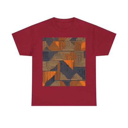 boostlete-field-day-pattern-stair-steps-geometric-0055 — Unisex Heavy Cotton Tee (Gildan 5000)