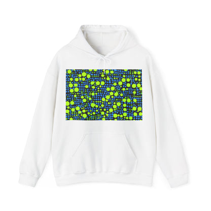 boostlete-mile-by-mile-pattern-dotted-geometric-0071 — Unisex Heavy Blend Hooded Sweatshirt (Gildan)