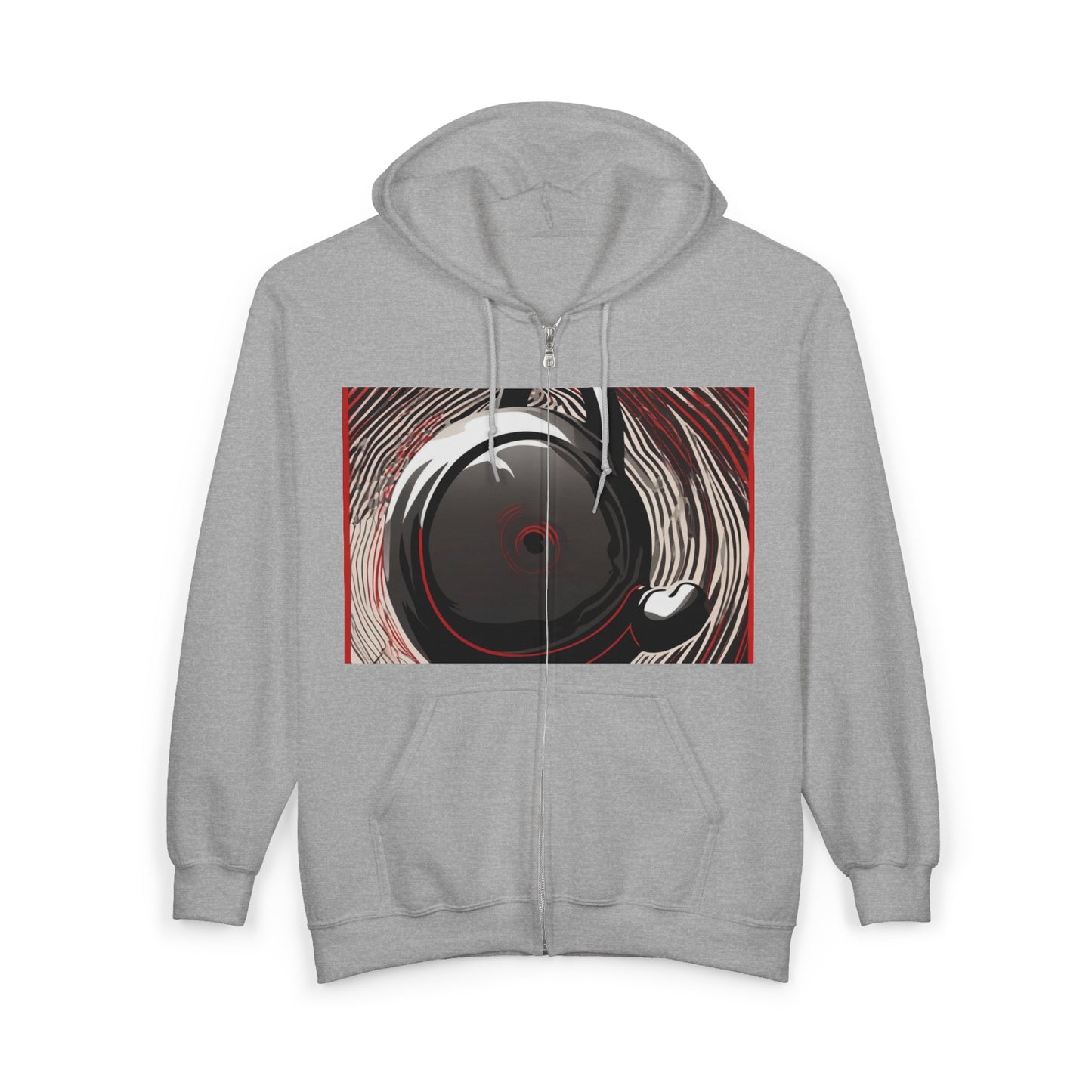 boostlete-am-crew-scene-kettlebell-motion-vector-0224 — Unisex Heavy Blend Full-Zip Hooded Sweatshirt