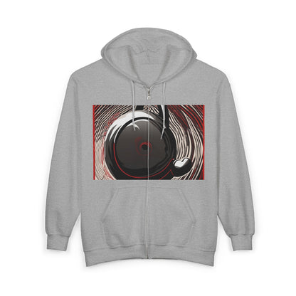 boostlete-am-crew-scene-kettlebell-motion-vector-0224 — Unisex Heavy Blend Full-Zip Hooded Sweatshirt