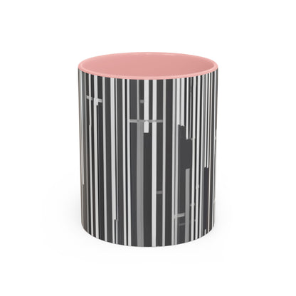 boostlete-boost-mode-pattern-barcode-blueprint-0463 — Accent Mug 11/15oz