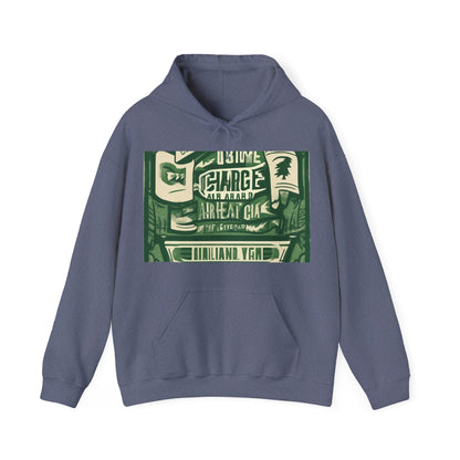 boostlete-am-crew-type-charge-ahead-banner-paper-0965 — Unisex Heavy Blend Hoodie (G18500)