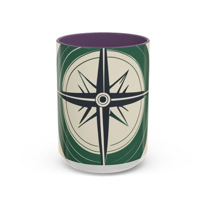 boostlete-iron-intent-icon-compass-soft-blueprint-0614 — Accent Mug 11/15oz