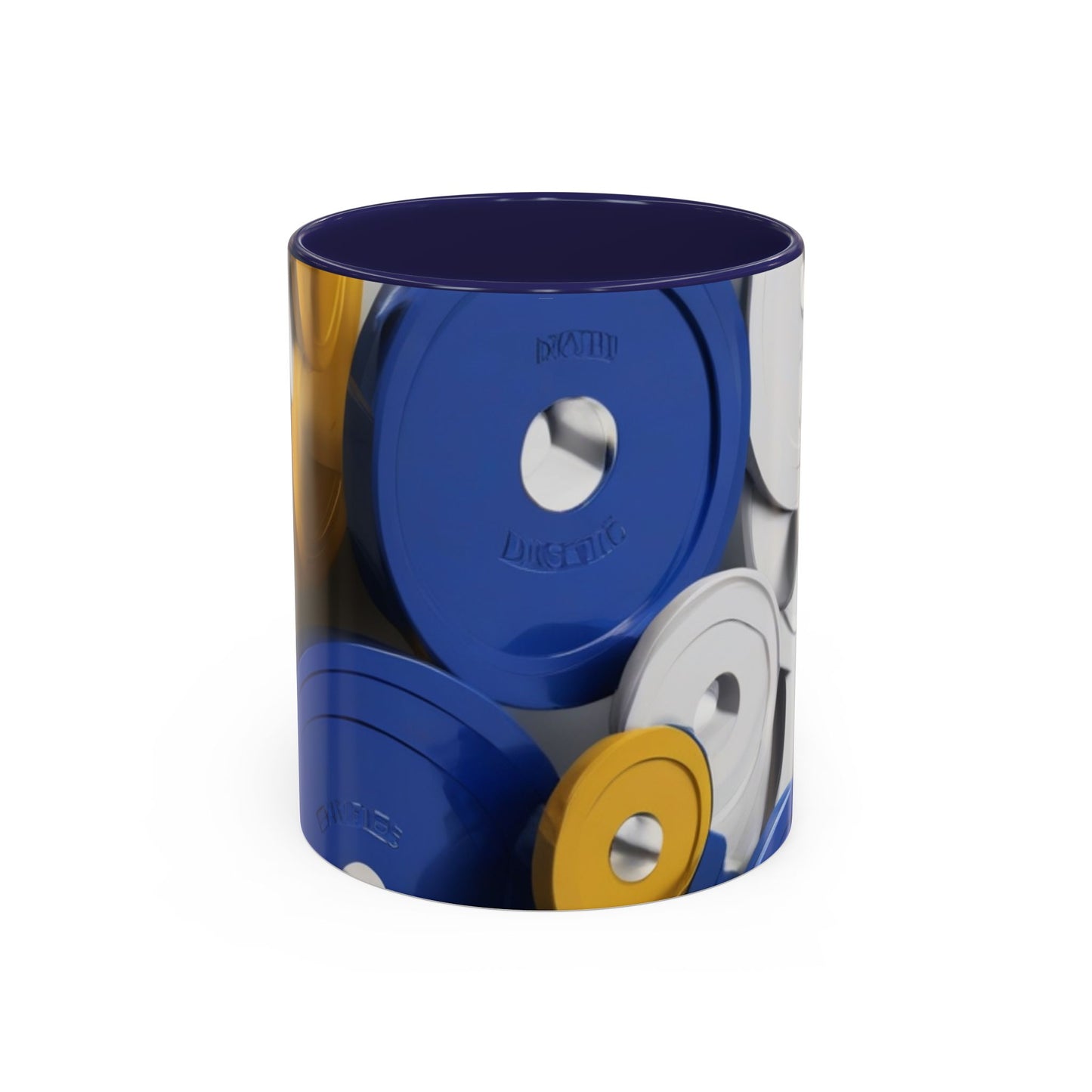 boostlete-field-day-icon-barbell-offset-geometric-0150 — Accent Mug 11oz/15oz