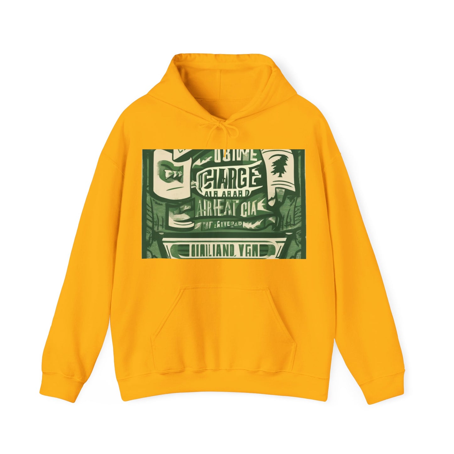 boostlete-am-crew-type-charge-ahead-banner-paper-0965 — Unisex Heavy Blend Hoodie (G18500)