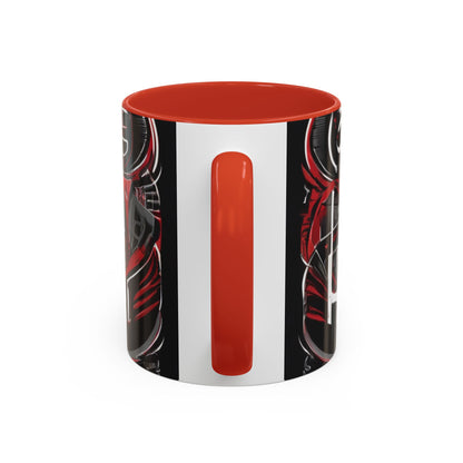 boostlete-boost-mode-type-win-the-day-outline-over-solid-monoline-0477 — Accent Mug 11/15oz