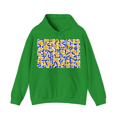 boostlete-rise-grind-pattern-sprint-isometric-0319 — Unisex Heavy Blend Hooded Sweatshirt (Gildan)