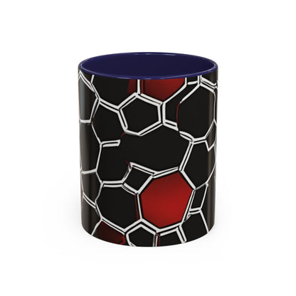 boostlete-quiet-power-pattern-hex-vector-0039 — Accent Mug 11/15oz