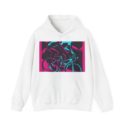 boostlete-rise-grind-scene-cyclist-outline-vector-0868 — Unisex Heavy Blend Hoodie (G18500)