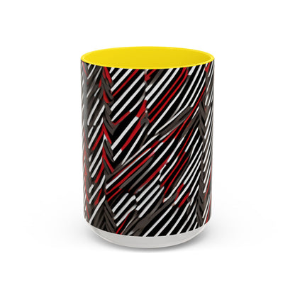 boostlete-field-day-pattern-diagonal-paper-0287 — Accent Mug 11oz/15oz