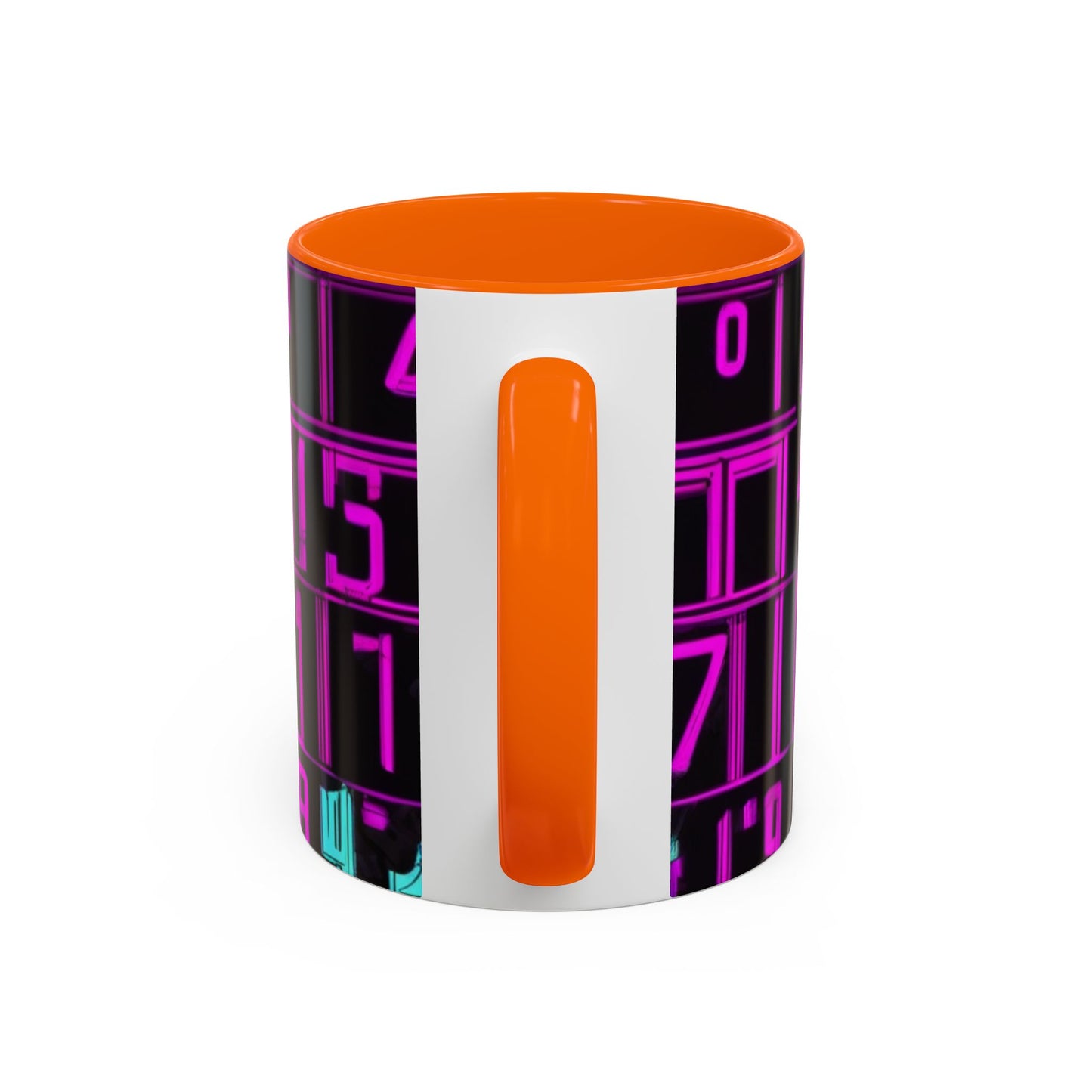 boostlete-iron-intent-pattern-plate-number-retro-0227 — Accent Mug 11oz/15oz