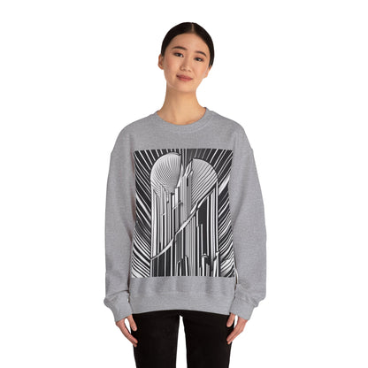 boostlete-boost-mode-icon-sunrise-soft-athletic-0046 — Unisex Heavy Blend Crewneck Sweatshirt (Gildan)