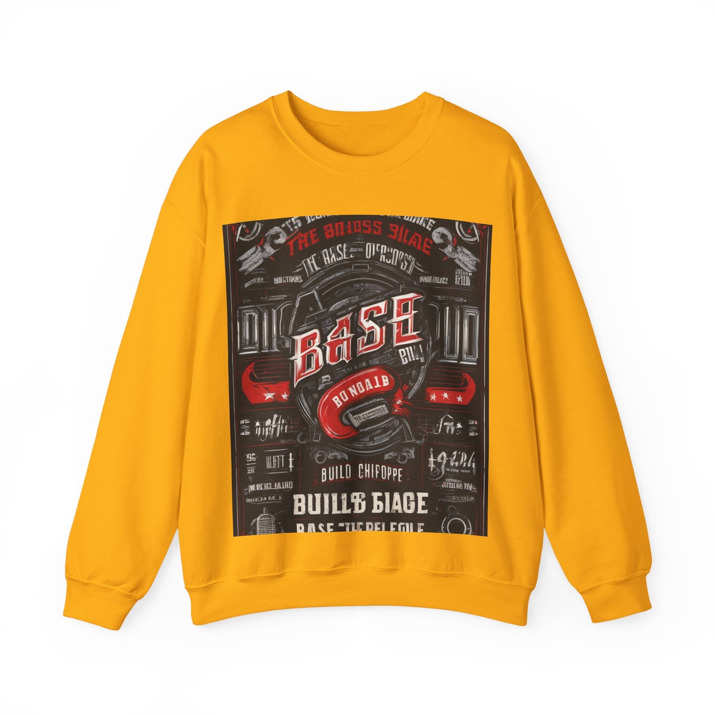 boostlete-boost-mode-type-build-the-base-micro-industrial-0785 — Unisex Heavy Blend Crewneck (G18000)